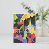 Modefenster von August Macke Postkarte (Stehend Vorderseite)