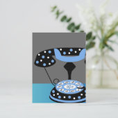 Modefernsprecher Postkarte (Stehend Vorderseite)