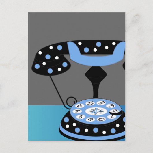 Modefernsprecher Postkarte (Vorderseite)