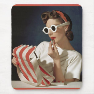 Modefoto aus den 1950ern mousepad