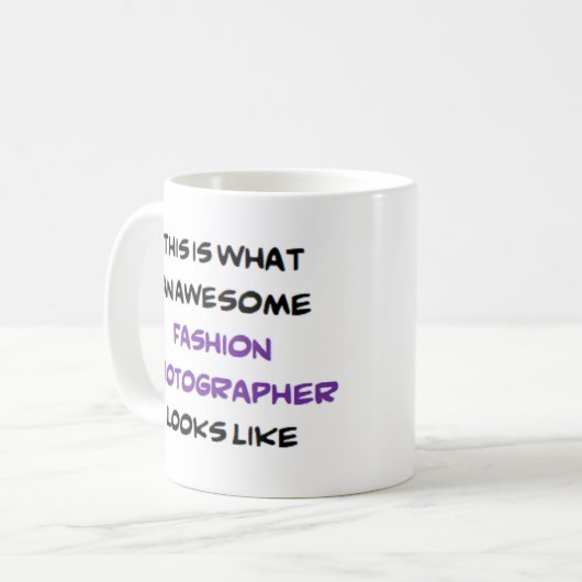 Modefotograf, phantastisch kaffeetasse (Vorderseite Links)