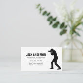 Modefotografie-Visitenkarten Visitenkarte (Stehend Vorderseite)