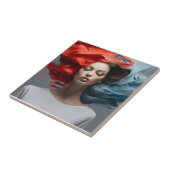 Modefrau feine Kunst Fliese (Seite)