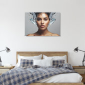 Modefrau feine Kunst Leinwanddruck (Insitu (Schlafzimmer))