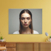 Modefrau feine Kunst Leinwanddruck (Insitu (Wohnzimmer))