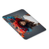 Modefrau feine Kunst Magnet (Rechte Seite)