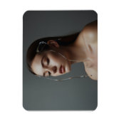 Modefrau feine Kunst Magnet (Vertikal)