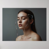 Modefrau feine Kunst Poster (Vorne)