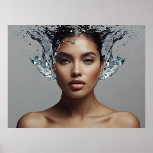 Modefrau feine Kunst Poster (Vorne)