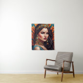 Modefrau feine Kunst Wandteppich (Beispiel)
