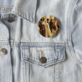 Modefrau von Tissot, Vintage Viktorianische Kunst Button (Beispiel)