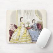 Modegeck, der ballgowns zeigt mousepad (Mit Mouse)
