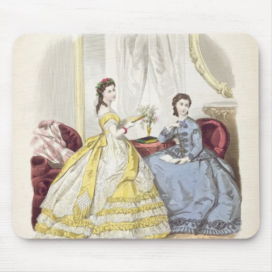 Modegeck, der ballgowns zeigt mousepad (Vorne)