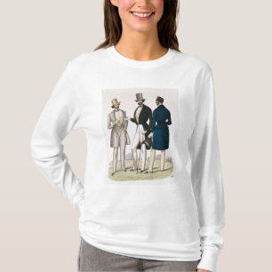 Modegeck, der männliche Kleidung darstellt T-Shirt