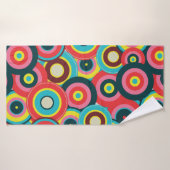 Modegeometrisch Vintag - Muster Stilvoll modern Badehandtuch (Badehandtuch)