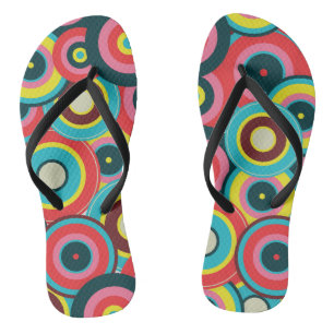 Modegeometrisch Vintag - Muster Stilvoll modern Badesandalen