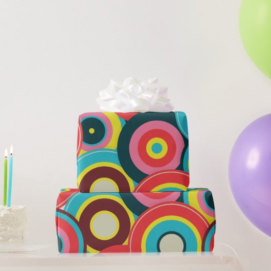 Modegeometrisch Vintag - Muster Stilvoll modern Geschenkpapier (Partygeschenke)