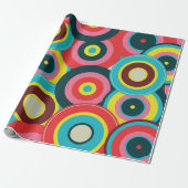 Modegeometrisch Vintag - Muster Stilvoll modern Geschenkpapier (Ungerollt)