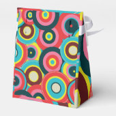 Modegeometrisch Vintag - Muster Stilvoll modern Geschenkschachtel (Rückseite)