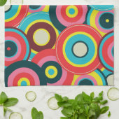 Modegeometrisch Vintag - Muster Stilvoll modern Geschirrtuch (Gefaltet)