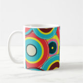 Modegeometrisch Vintag - Muster Stilvoll modern Kaffeetasse (Links)