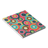 Modegeometrisch Vintag - Muster Stilvoll modern Notizblock (angewinkelt)