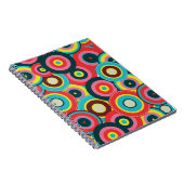 Modegeometrisch Vintag - Muster Stilvoll modern Notizblock (Rechte Seite)