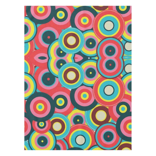Modegeometrisch Vintag - Muster Stilvoll modern Tischdecke (Vorderseite)