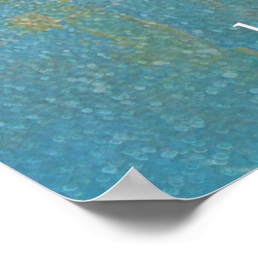 Modeh Ani Hebrew English Boy's Prayer Judaism Poster (Ecke)