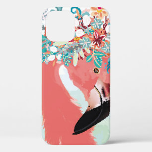 Modeillustration mit gezeichnetem rosa Flamingo Case-Mate iPhone Hülle