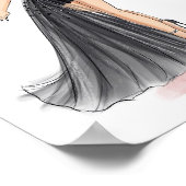Modeillustration, Skizze, Poster (Ecke)