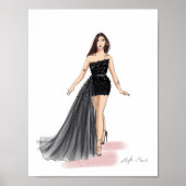 Modeillustration, Skizze, Poster (Vorne)