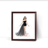 Modeillustration, Skizze, Poster