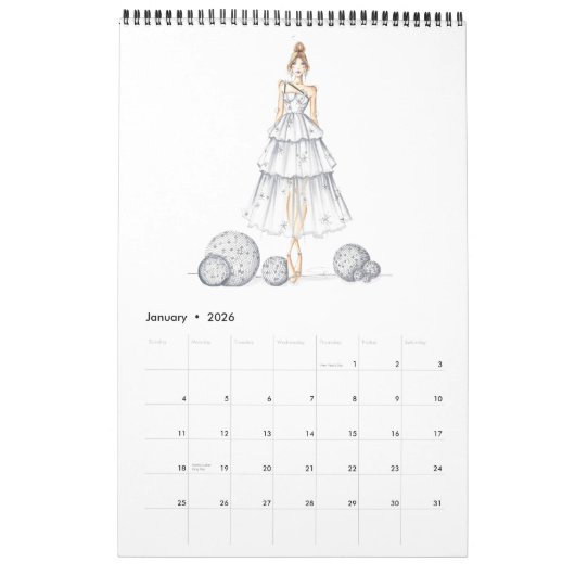 Modekalender 2024 kalender (Jan 2026)