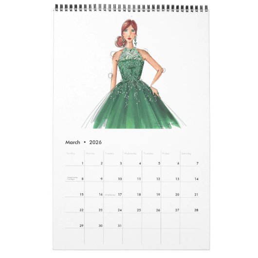 Modekalender 2024 kalender (Mär 2026)