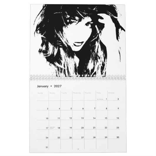 Modekalender Kalender (Jan 2027)