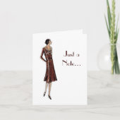 Modekarte der Zwanziger Karte (Vorderseite)