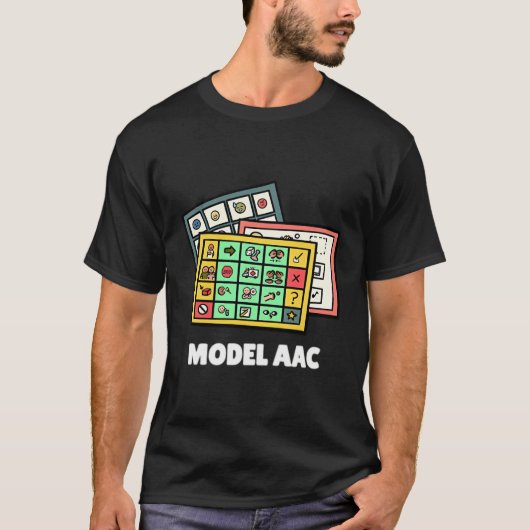Model Aac Core Board Speech Pathologist Speech Pat T-Shirt (Vorderseite)