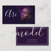 Model Acress Business Card Visitenkarte (Vorne/Hinten)