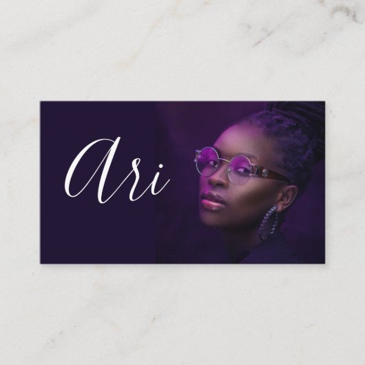 Model Acress Business Card Visitenkarte (Vorderseite)