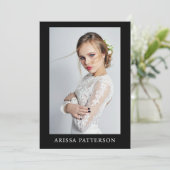 Model Actor 12x18 Comp SED Karte QR 4 Foto 2 Seite (Stehend Vorderseite)