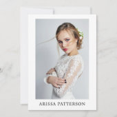 Model Actor 12x18 Comp SED Karte QR 4 Foto 2 Seite (Vorderseite)