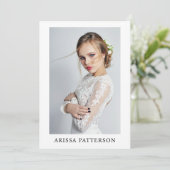 Model Actor 12x18 Comp SED Karte QR 4 Foto 2 Seite (Stehend Vorderseite)