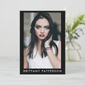 Model Actor 12x18 Comp SED Karte QR 5 Foto 2 Seite (Stehend Vorderseite)