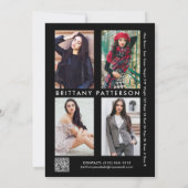 Model Actor 12x18 Comp SED Karte QR 5 Foto 2 Seite (Rückseite)