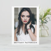 Model Actor 12x18 Comp SED Karte QR 5 Foto 2 Seite (Stehend Vorderseite)