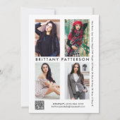 Model Actor 12x18 Comp SED Karte QR 5 Foto 2 Seite (Rückseite)