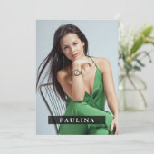 Model Actor 12x18 Comp/Zed Card 7 Foto 2 Seite Einladung (Stehend Vorderseite)