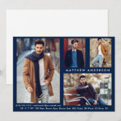 Model Actor 4 Foto - Blue Front Comp Card (Vorne/Hinten)