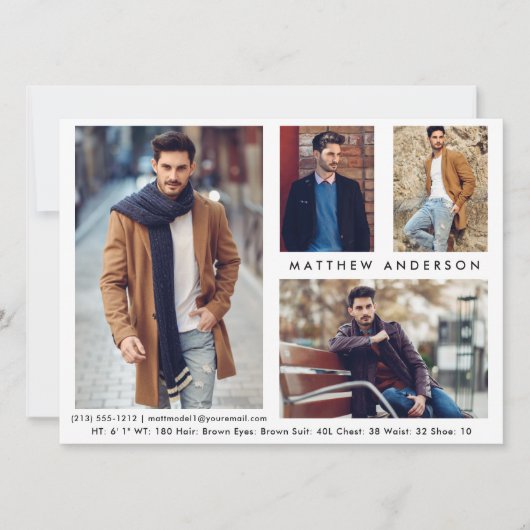 Model Actor 4 Foto - Welche Vordere Comp-Karte (Vorderseite)